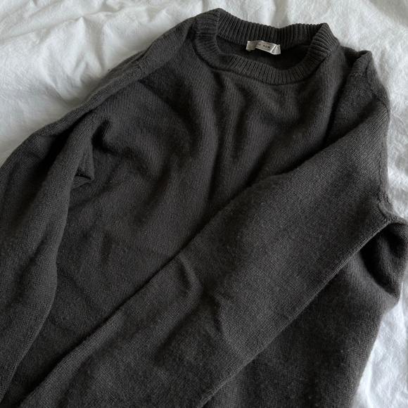 Retail $2312 Rare The Row Taupe Sibem Wool Crew Neck Sweater Size XS - Picture 12 of 12